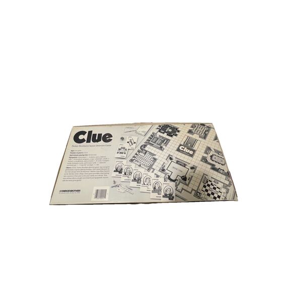 VINTAGE 1986 PARKER BROTHERS CLUE DETECTIVE MYSTERY CLASSIC BOARD GAME COMPLETE - Picture 2 of 7